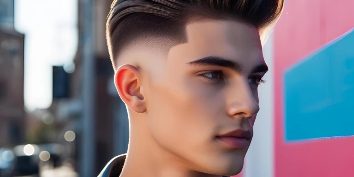 Low Burst Fade Haircut for Men