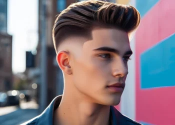 Low Burst Fade Haircut for Men