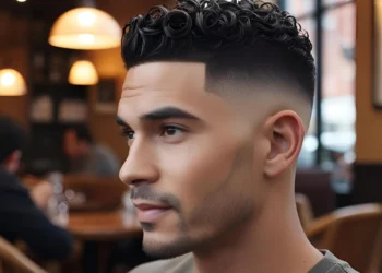 Low Taper Fade Curly Hair