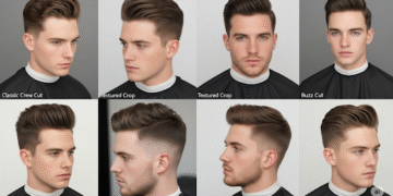 Short haircuts for oval faces male
