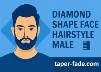 diamond face shape hairstyle men